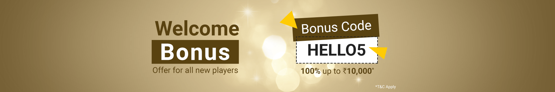 Ultimate Welcome Bonus Offer